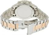 Michael Kors Watch for Women Ritz, Chronograph Movement, 37 mm Silver Stainless Steel Case with a Stainless Steel Strap, MK6651