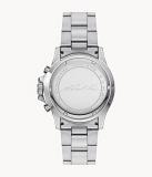Michael Kors Watch for Men Everest, Chronograph Movement, 45 mm Silver Stainless Steel Case with a Stainless Steel Strap, MK8976