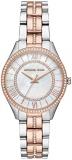 Michael Kors Watch for Women Lauryn, Three Hand Movement, 33 mm Silver Stainless...