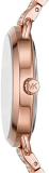 Michael Kors Women's Portia Three-Hand, Rose Gold-Tone Stainless Steel Watch, MK4598