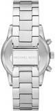 Michael Kors Watch for Women Ritz, Chronograph Movement, Stainless Steel Watch, 37 mm case Size