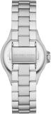 Michael Kors Watch for Women Lennox, Three Hand Movement, 33 mm Silver Stainless Steel Case with a Stainless Steel Strap, MK7280