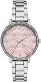 Michael Kors Watch for Women Pyper, Three Hand Movement, 38 mm Silver Alloy Case with a Alloy Strap, MK4631