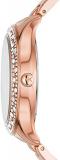 Michael Kors Watch for Women Liliane, Three Hand Movement, 36 mm Rose Gold Stainless Steel Case with a Stainless Steel Strap, MK4557
