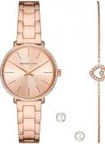 Michael Kors Women's Watch PYPER, 32 mm case size, Two Hand movement, Stainless ...