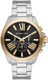 Michael Kors Watch for Men Wren, Chronograph Movement, Stainless Steel Watch wit...