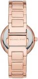 Michael Kors Women's Gabbi Three-Hand, Rose Gold-Tone Stainless Steel Watch Set, MK1032