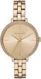Michael Kors Watch for Women Charley, Three Hand Movement, 38 mm Gold Alloy Case with a Alloy Strap, MK4399