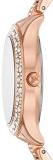 Michael Kors Watch for Women Liliane, Three Hand Movement, 36 mm Rose Gold Stainless Steel Case with a Stainless Steel Strap, MK4597