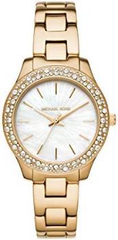 Michael Kors Women's Watch LILIANE, 36 mm case size, Three Hand movement, Stainless Steel strap