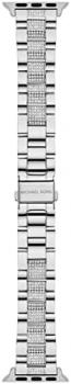 Michael Kors Band Compatible with Apple Watch, 38/40/41 mm - 20 mm Silver Stainless Steel, MKS8046