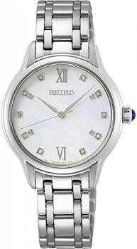Seiko Womens Analogue Quartz Watch with Stainless Steel Strap SRZ537P1