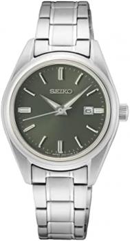 Seiko Women Analog Quartz Watch with Stainless Steel Strap SUR533P1