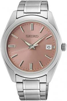 Seiko Men's Analog Quartz Watch with Stainless Steel Strap SUR523P1