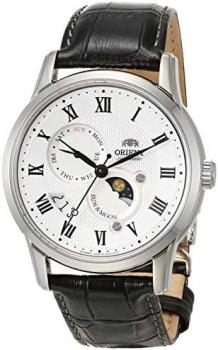 Orient Men's 'Sun and Moon Version 3' Japanese Automatic/Hand-Winding Watch with Sapphire Crystal