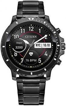 Citizen CZ Smartwatch 46mm, Powered by Google Wear OS with Heart Rate, Sleep Tracking and Smartphone Notifications
