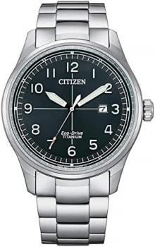 Citizen Men's Analogue Eco-Drive Watch with a Titanium Band