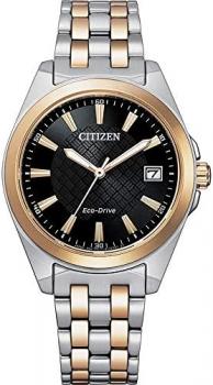 Citizen Women's Analogue Eco-Drive Watch with Stainless Steel Strap EO1213-85E
