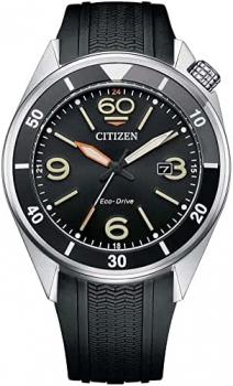 Citizen Men Analogue Eco-Drive Watch with Silicone Strap AW1710-12E