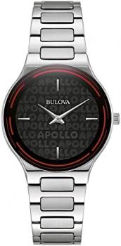 Bulova Women Analog Quartz Watch with Stainless Steel Strap 96L309