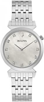 Bulova Unisex's Analogue Quartz Watch with Stainless Steel Strap 96P216