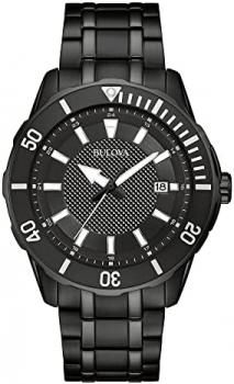Bulova Men's Analog Quartz Watch with Stainless Steel Strap 98B361