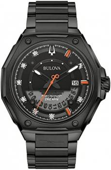 Bulova Men Analog Quartz Watch with Stainless Steel Strap 98D183