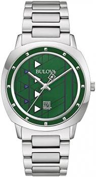 Bulova Men Analog Quartz Watch with Stainless Steel Strap 96A286