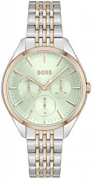 BOSS Analogue Multifunction Quartz Watch for Women with Two-Tone Stainless Steel Bracelet - 1502641