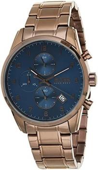 BOSS Chronograph Quartz Watch for Men with Beige Stainless Steel Bracelet - 1513788