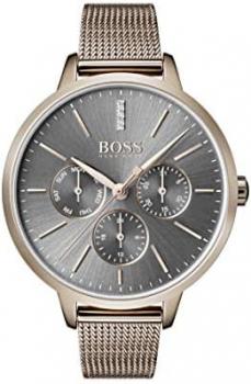 BOSS Analogue Multifunction Quartz Watch for Women with Carnation Gold Coloured Stainless Steel Bracelet - 1502424