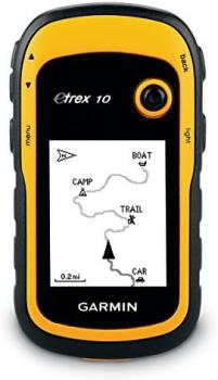 Garmin eTrex 10 Outdoor Handheld GPS Unit, Black/Yellow