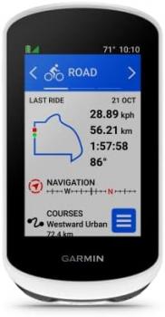 Garmin Edge Explore 2, 3-inch Bike Computer, with Intuitive GPS, VO2 Functions, Personal Records, Unisex Adult, White, Unique