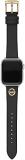 Michael Kors Band Compatible with Apple Watch, 38/40/41 mm - 18 mm Black Leather, MKS8011