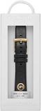 Michael Kors Band Compatible with Apple Watch, 38/40/41 mm - 18 mm Black Leather, MKS8011