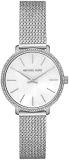 Michael Kors Women's Watch PYPER, 32 mm case size, Two Hand movement, Stainless Steel Mesh strap