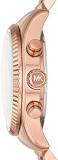 Michael Kors - Women's Lexington Chronograph, Rose Gold-Tone Stainless Steel Watch, MK7217
