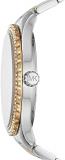 Michael Kors Watch for Women Layton, Three Hand Movement, 38 mm Silver Stainless Steel Case with a Stainless Steel Strap, MK6899