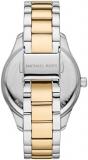 Michael Kors Watch for Women Layton, Three Hand Movement, 38 mm Silver Stainless Steel Case with a Stainless Steel Strap, MK6899