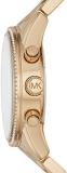 Michael Kors Women's Watch RITZ, 37 mm case size, Quartz Chronograph movement, Stainless Steel strap