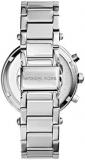 Michael Kors Women's Watch PARKER, 39 mm case size, Chronograph movement, Stainless Steel strap