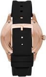 Michael Kors Women Analogue Quartz Watch with Silicone Strap MK6852