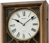 Seiko Clock, Wood, One Size