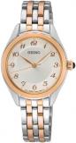 Seiko Women's Analogue Japanese Quartz Watch with Stainless Steel Strap SUR382P1
