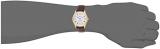 Seiko Men's Analog Quartz Watch with Leather Strap SRK050P1