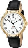 Orient Men's 'Monarch' Mechanical Hand Wind Stainless Steel and Leather Dress Watch