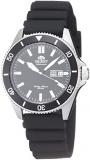 Orient RA-AA0010B Men's Kano Silicone Band Black Bezel Black Dial Automatic Dive...