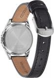 Citizen Women Analogue Eco-Drive Watch with Leather Strap EC1183-16A