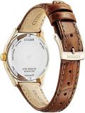 Citizen Women's Analogue Japanese Quartz Watch with Leather Strap FE2113-16X