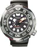 Citizen Men Analogue Eco-Drive Watch with Rubber Strap BN7020-09E
